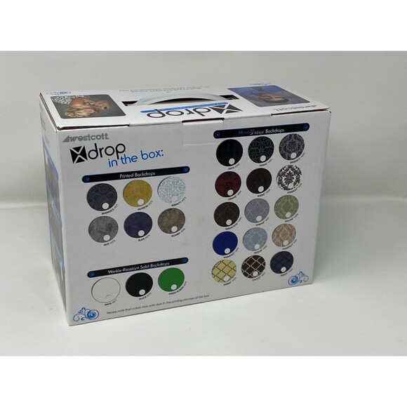 Westcott #602 5x7' Sienna X-Drop Backdrop Machine Washable Background NEW - Picture 3 of 4